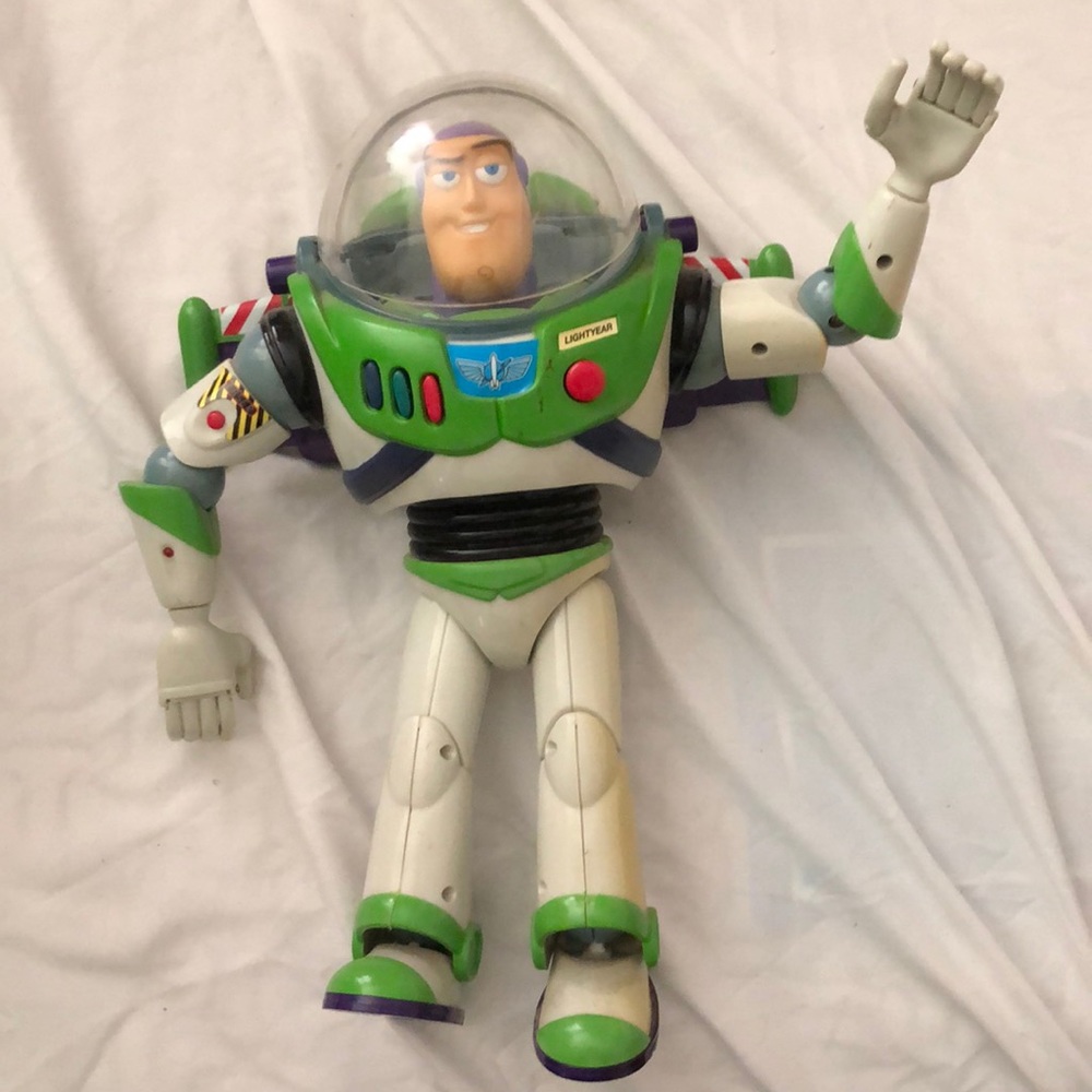 Vintage 90s buzz light year Disney Pixar Thinkway